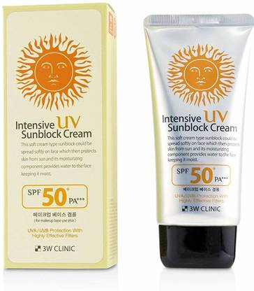 3W CLINIC Sunscreen - SPF 50 PA+++ Intensive UV Sunblock