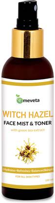 Emeveta Witch Hazel face Mist and Toner with Green Tea Extract 100ml Men & Women