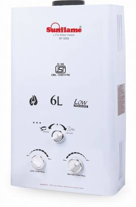 Sunflame SF-5005 6 L Gas Water Geyser