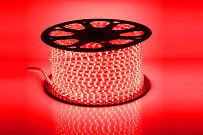 Super Thin Waterproof SMD LED Strip 3000 LEDs 22.86 m Red Steady Strip Rice Lights