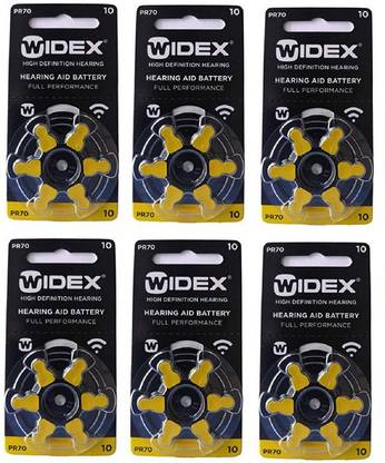Widex Hearing Aid P10 PR70 CIC/ITC Compatible Genuine Product   Battery