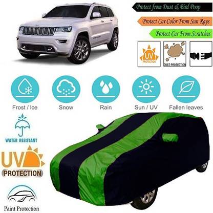 MotohunK Car Cover For Mahindra Jeep (With Mirror Pockets)
