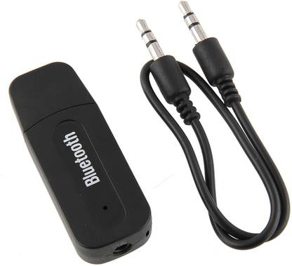 CAPTCHA Dongle Wireless Audio Music Receiver Works Directly From Port Of Car/Home Theater/Speakers-No Extra Cables Required+Aux Wire-In Mode Works Too Bluetooth