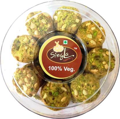 Singla Best Quality Kaju Pista Cookies Biscuits 350gm Cookies Biscuit