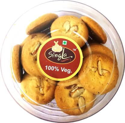 Singla Best Quality Butter Almonds Cookies Biscuits 300gm Cookies Biscuit