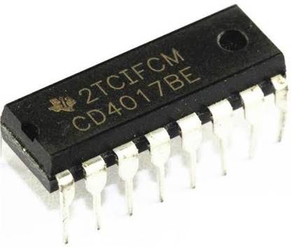 Technical hut 1 Piece CD4017 IC FOR Timer Counter and Clock Projects Electronic Components Electronic Hobby Kit