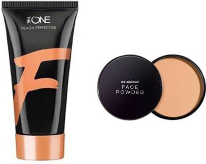 Oriflame Sweden VERY ME PEACH ME PERFECT SKIN GLOW & Pure Colour Perfect Powder Compact (Pack of 2) Foundation