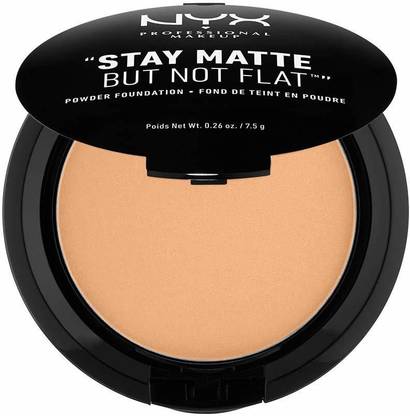 NYX PROFESSIONAL MAKEUP Stay Matte But Not Flat Powder Foundation, Soft Beige Foundation