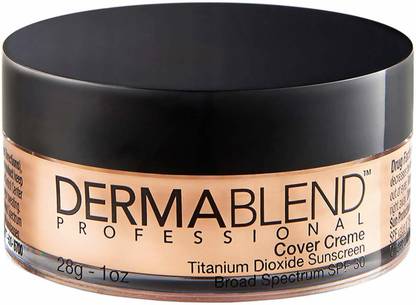 Dermablend Creme Full Coverage Foundation Makeup SPF 30 for All-Day Hydration, 10n Warm Ivory Foundation