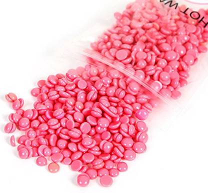 Bluejack Natural 50gm rose pink hard wax beans depilatory painless stripless wax Wax (50 g) Wax