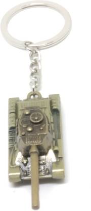 Trunkin TRN3332 Metal Tank Battleship Army Defence Keyring Key Chain