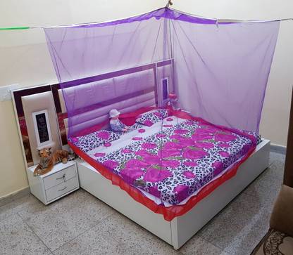 Dhuloom HDPE - High Density Poly Ethylene Adults Washable Double bed mosquito net03 Mosquito Net
