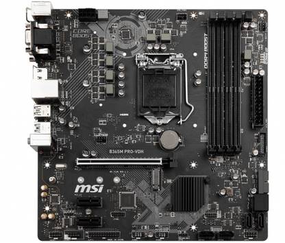 MSI B365M Pro-VDH LGA1151Socket Micro-ATX Intel B365 Chipset DDR4 Motherboard for Desktop