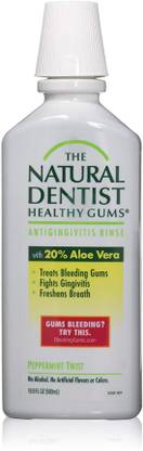 Natural Dentist Healthy Gums Antigingivitis Rinse Peppermint Twist 16.9 Ounce (Pack of 2) [CAT_4287] - Natural