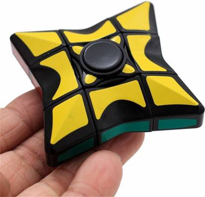 M-Alive 2 in 1 Fidget Spinner Cube 3x3 Cube High Speed Ultra Smooth Cube Puzzle Toy