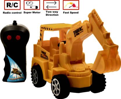 DEALbindaas Construction Vehicles Remote Control Truck Toy Forward Reverse Two Way Super Speed