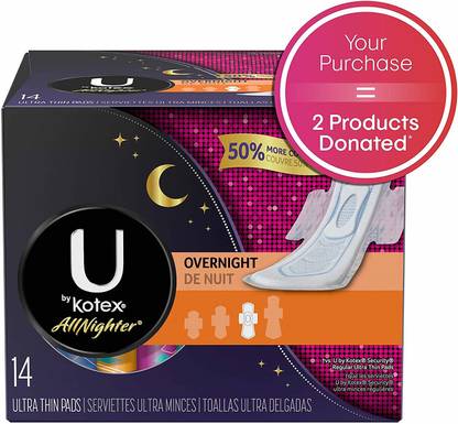 U by Kotex Security Ultra Thin Pads with Wings Regular Sanitary Pad