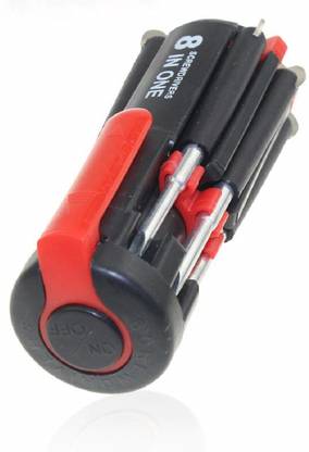 Vorra Fashion 8 in 1 Multi Function Screwdriver Tool Long Handle Screwdriver Set