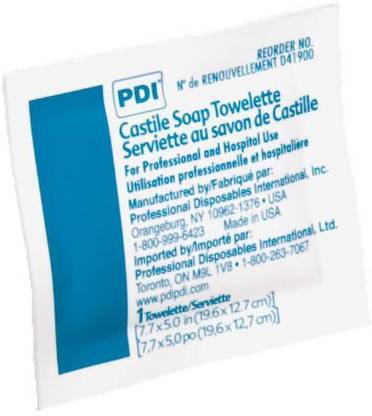PDI Castile Soap Towelette 100/Box (3 Pack) (3) [Cat_4073]