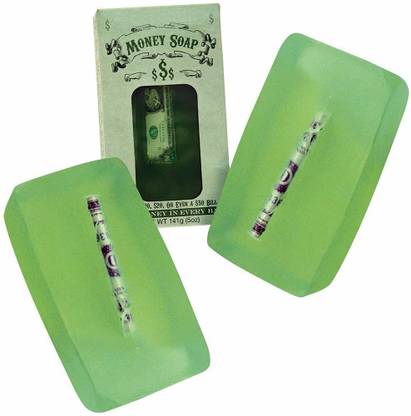 CloseoutZone Set Of 2 Money Soap - Find Real Cash In Every Delightfully