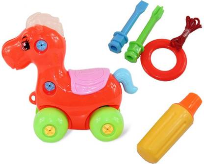 IndusBay Assemble disassemble Take Apart Animal Tools Toys - DIY STEM Building Toys - Horse Toys for Kids