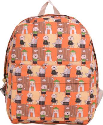 Hamston Stylish Casual Orange Dackpack for Girls Waterproof Daypack