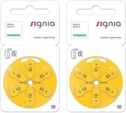 3S Signia Hearing Aid P10 PR70 CIC/ITC Compatible Genuine Product   Battery