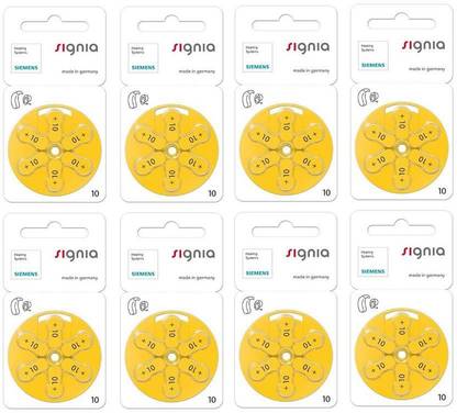 3S Signia Hearing Aid P10 PR70 CIC/ITC Compatible Genuine Product   Battery