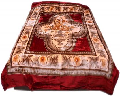 Abicon Printed Double Mink Blanket for  Heavy Winter