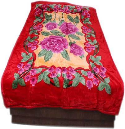 Abicon Printed Single Mink Blanket for  Heavy Winter