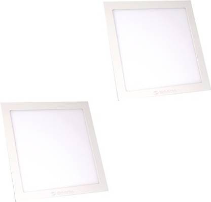 SAARA 6 Watt Round LED Recessed Panel Light Cool White False ceiling light pack of 2 Recessed ceiling Lamp Recessed Ceiling Light Ceiling Lamp
