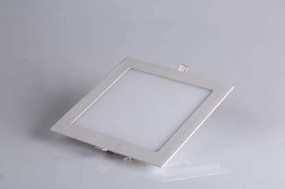 SATYAM Slim Panel 15w Cool White Square Led Light With Driver Recessed Ceiling Lamp