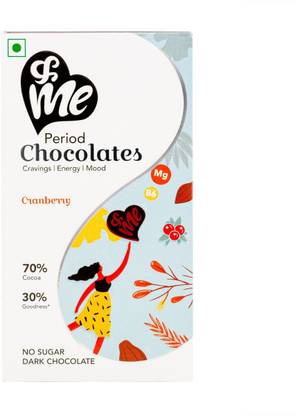 andMe Period Chocolates Cranberry Bars