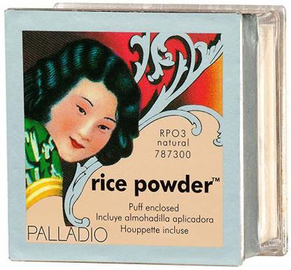 Palladio Rice Powder, Natural, Loose Setting Powder, Absorbs Oil, Lea Compact