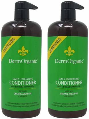 Dermorganic 2X 1000 Ml : Daily Hydrating Conditioner, 33.8 Ounce (33.8O