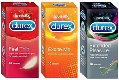 DUREX Feel Thin Excite Me Extended Pleasure Condom