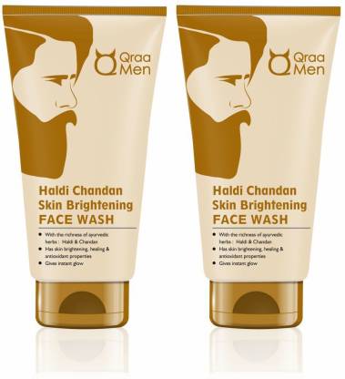 Qraa Haldi Chandan Skin Brightening/Lightening Combo Face Wash  (200 g)