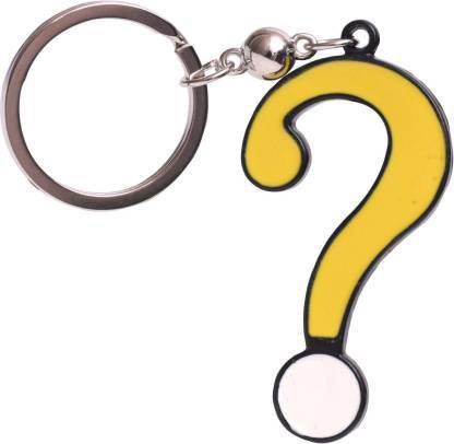Klowage Question mark symbol (Yellow) Key Chain