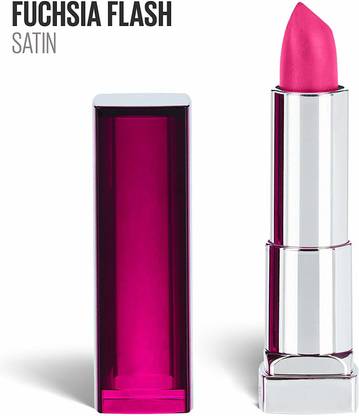 MAYBELLINE NEW YORK Color Sensational Lip Color, Fuchsia Flash, 4.2G
