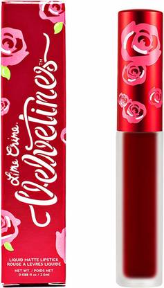 Lime Crime Velvetine Feelins. Long Lasting Deepest True Red