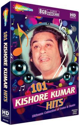 101 Kishore Kumar Hits Ultimate Collection Of Solos & Duets Pendrive Standard Edition