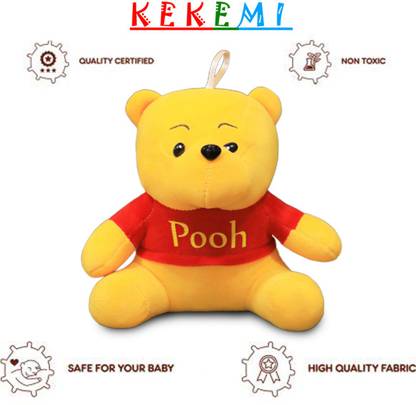 KEKEMI ST124 High Quality Non-Toxic Hugable cute Pooh stuff Animal Teddy Bear Soft Toys for Kids / Gift  - 12 inch