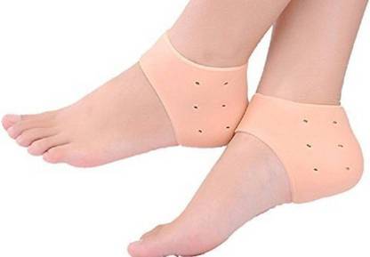 PEECURE Silicone Gel Heel Pad Socks Heel Pain Relief Foot Pain Heel Cushion Heel Support