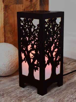 Xoom Wooden Led Table Lamp With Creative Design,Suitable for Bedside,Drawing room,Lobby Table Lamp