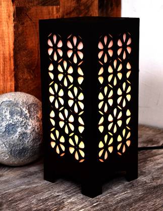 Zuper Wooden LED Table Lamp With Creative Design,Suitable for Bedside,Drawing room,Lobby Etc Table Lamp