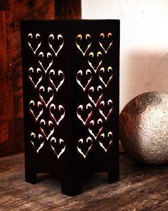 Mobiurja Wooden LED Table Lamp With Creative Design,Suitable for Bedside,Drawing room,Lobby Etc Table Lamp