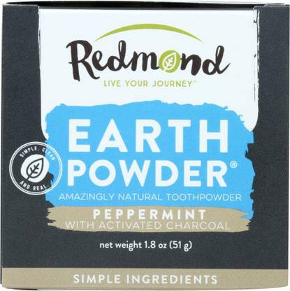 REDMOND Earthpowder, All Natural Tooth And Gum Powder Bentonite Clay