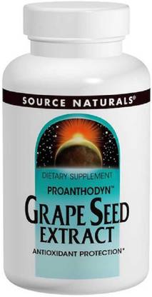 Source Naturals Grape Seed Extract, Proanthodyn, 100 mg, 120 Capsules
