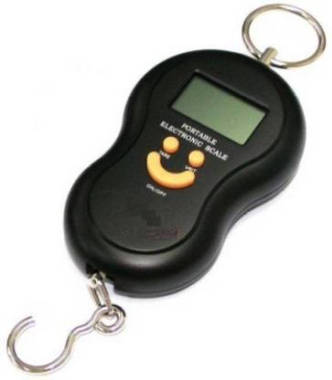 Zeom Multicolor Portable Electronic Digital Lcd Screen Scale For Travel Luggage Home Weighing Scale  (Black) Weighing Scale