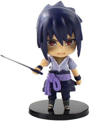 PLA Giftmart Naruto Shippuden Cute Chibi Sasuke Action Figures Showcase Model Toys